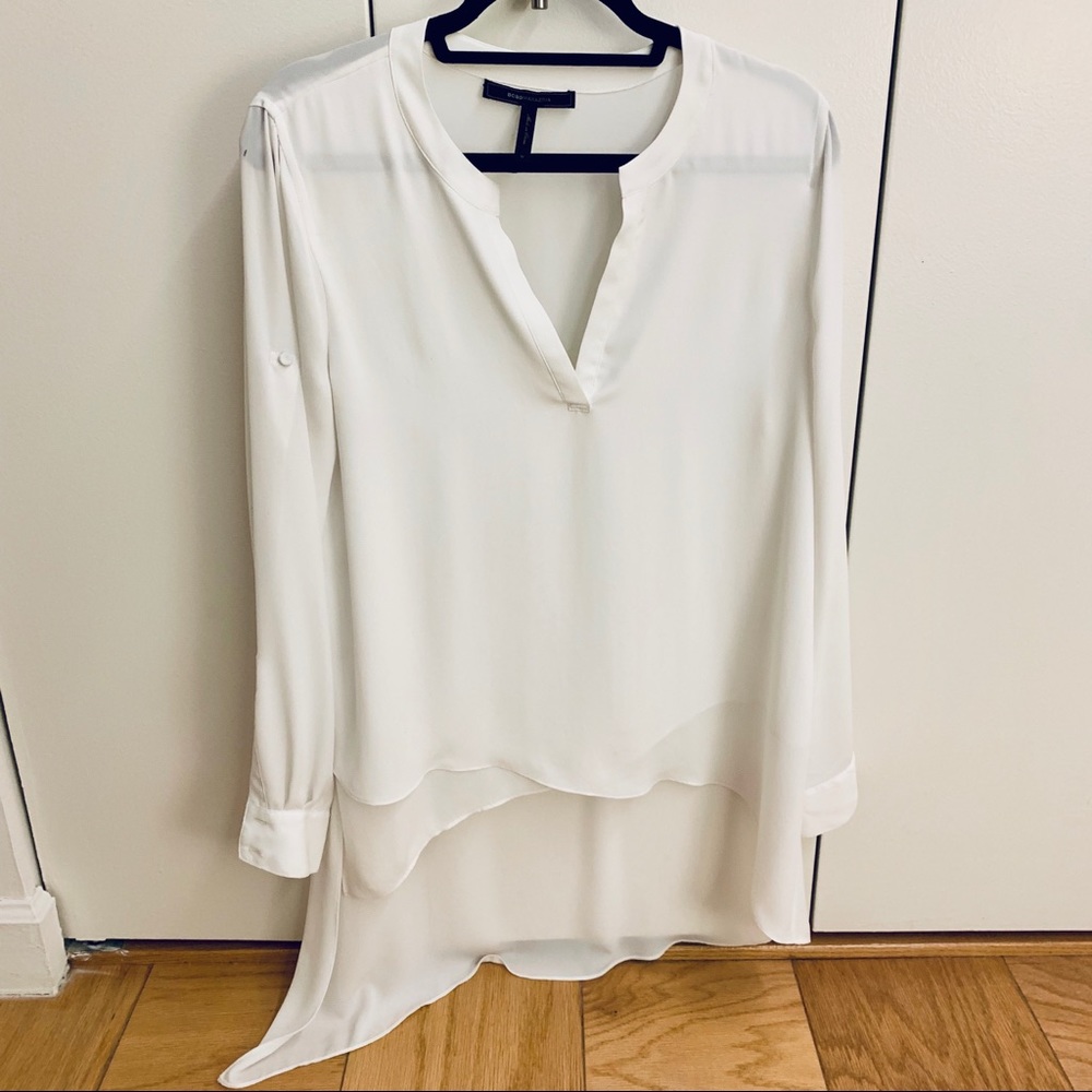 BCBGMaxAzria white tunic